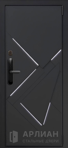 Фото «Утепленная уличная стальная дверь с отделкой внутри окрасом дуб №29»